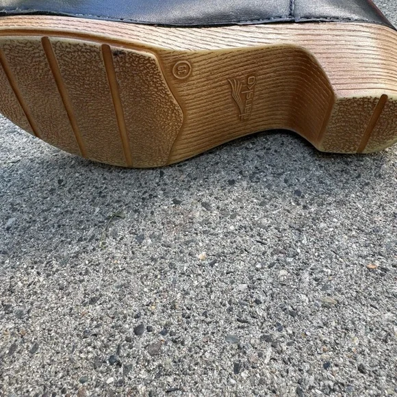 Dansko Black Leather Slip-On Shoes - Picture 7 of 7